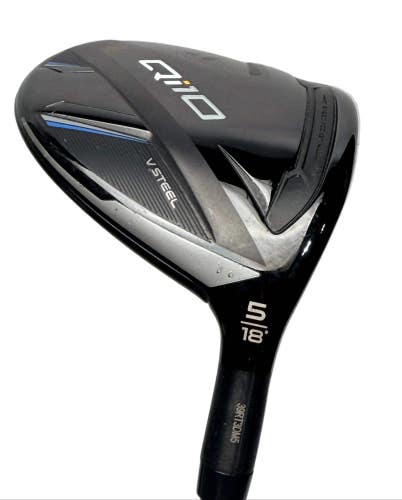 TaylorMade Qi10 V Steel 5 Wood 18 Ventus Blue TR FW Senior Flex (Used)