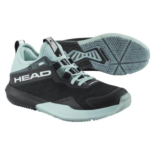 *NIB* WOMEN'S HEAD MOTION PRO PADEL SHOES (BLACK / AQUA) SZ 9.5