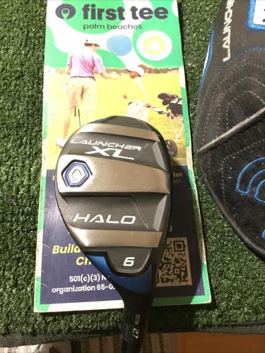 Cleveland Ladies Launcher XL Halo 27* 6 Hybrid Cypher Forty Graphite 37.75 VGC