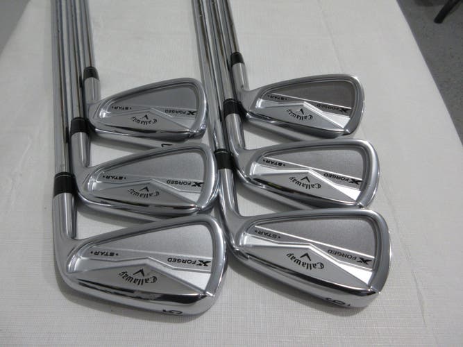 Callaway X-Forged Star Iron Set - 5-PW - Modus 105 Stiff Flex Steel - MINT/NEW
