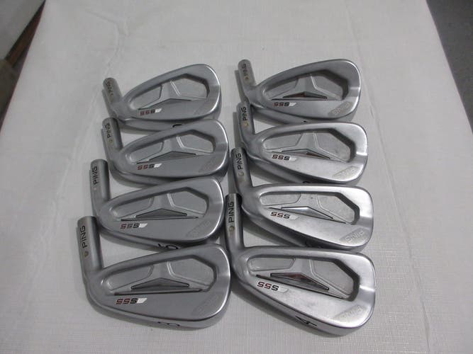 Ping S55 Iron Set - 3-PW - White Dot - Heads Only