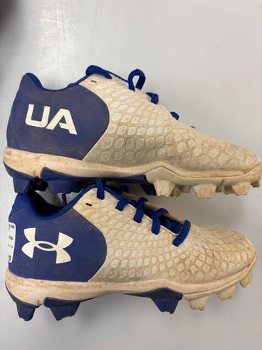 Used Under Armour UA BB/SB Cleats White Junior 01.5 11860-S000316262