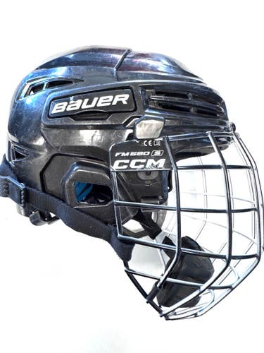 Used Bauer PRODIGY NOT CERTIFIED Helmet Cage Combo Black Fits all 11860-S000316238