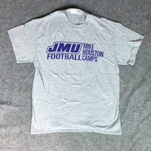 James Madison Dukes Mens Shirt Medium Gray Tee Short Sleeve Top NCAA Football