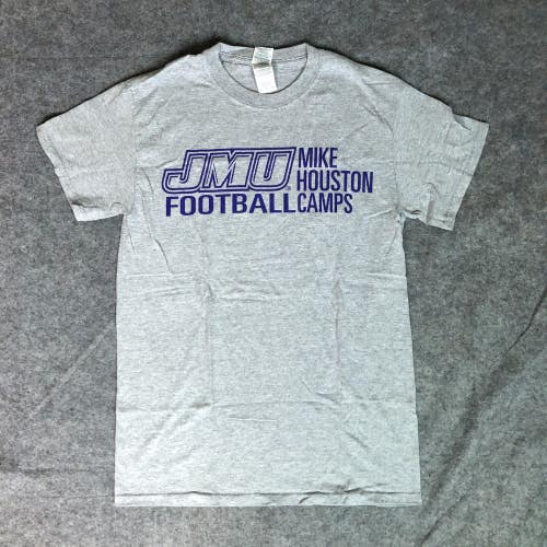 James Madison Dukes Mens Shirt Small Gray Tee Short Sleeve Top NCAA Football A1