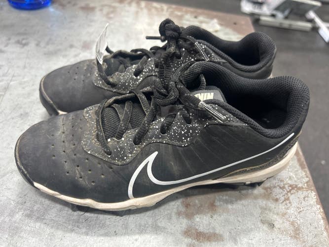 Used Nike 3 BB/SB Cleats Black Junior 03 11337-S000497521