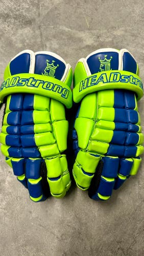 *NEW/RARE* Custom Headstrong Brine Deft Lacrosse Gloves (L/13”)