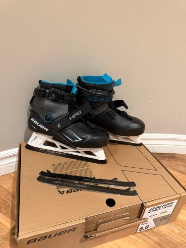 2025 Bauer Konekt HF3 Hockey Goalie Skates Regular Width Size 5 (Used)