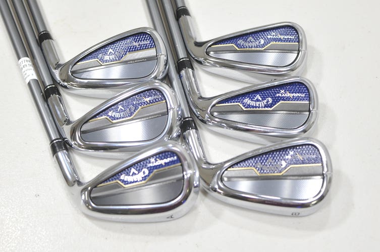 Callaway Paradym X 6-PW,AW Iron Set Regular Flex HZRDUS 5.5 65g Graphite #227788