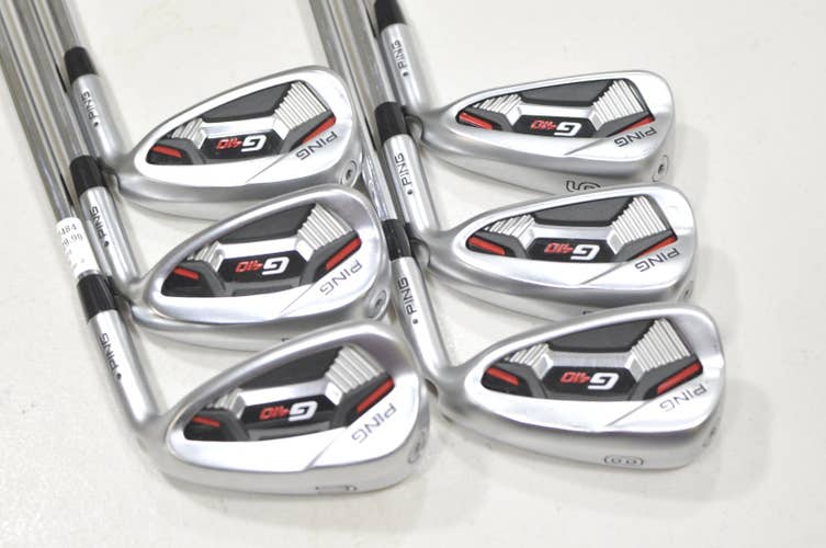 Ping G410 6-W,UW Iron Set Regular Flex Black Dot Right AWT 2.0 Steel #227484