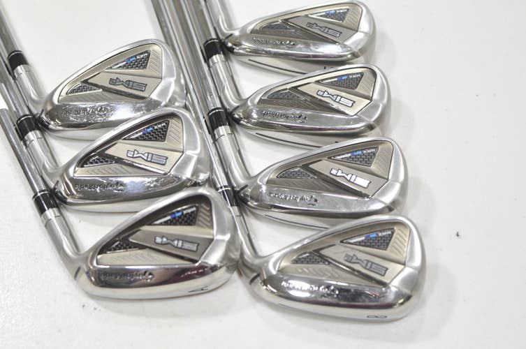 TaylorMade SIM2 Max 5-PW,AW Iron Set Regular Flex KBS MAX MT 85g Steel #227794