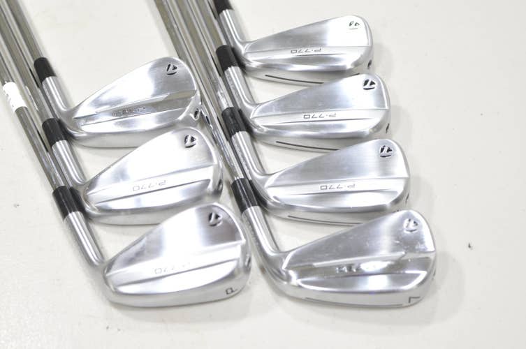 TaylorMade P770 2025 4-PW Iron Set +1.5" X-Stiff Flex NS Pro Tour Steel #227811