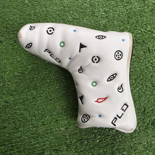 Ping Golf PLD Blade Putter Headcover Head Cover White Multicolor RH LH