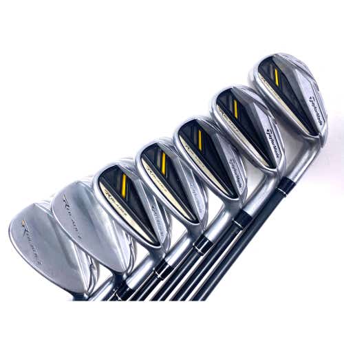 TaylorMade RocketBladez Iron Set 6-PW+AW+SW RocketFuel 65g Regular RH +1/2''