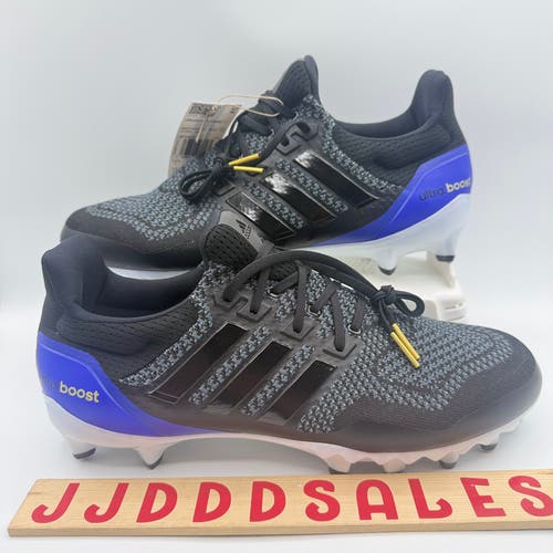 Adidas Ultraboost Football Cleats Black Gold Purple JP7410 Men’s Sz 13 NWT RARE
New