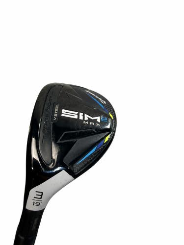 TaylorMade SIM2 MAX 3 Hybrid 19 Ventus 7-S Stiff LH Used
