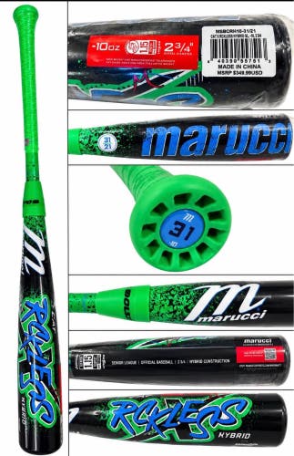 2026 Marucci Rckless Hybrid USSSA Certified Bat (-10) 21 oz 31" (New)