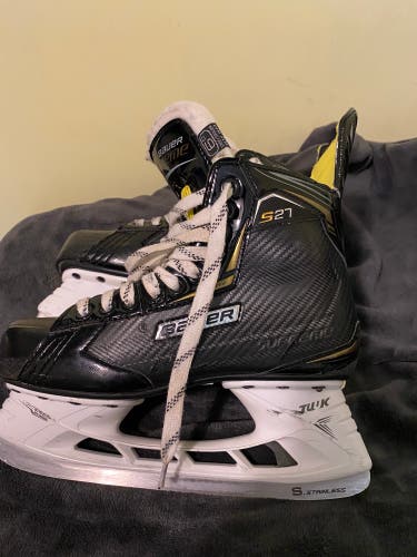 2018 Bauer Supreme S27 Hockey Skates Regular Width 6 (Used)