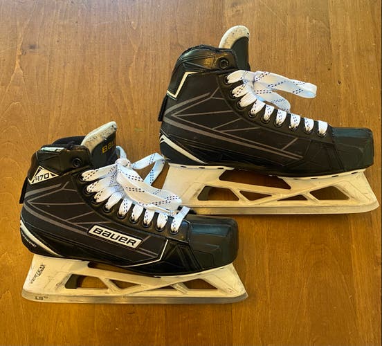 Bauer S170 Supreme Ice Hockey Senior Goalie Skates Size 8.5 (10 Shoe)
