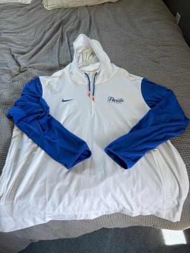 Nike university of Florida gators lacrosse quarter zip jacket