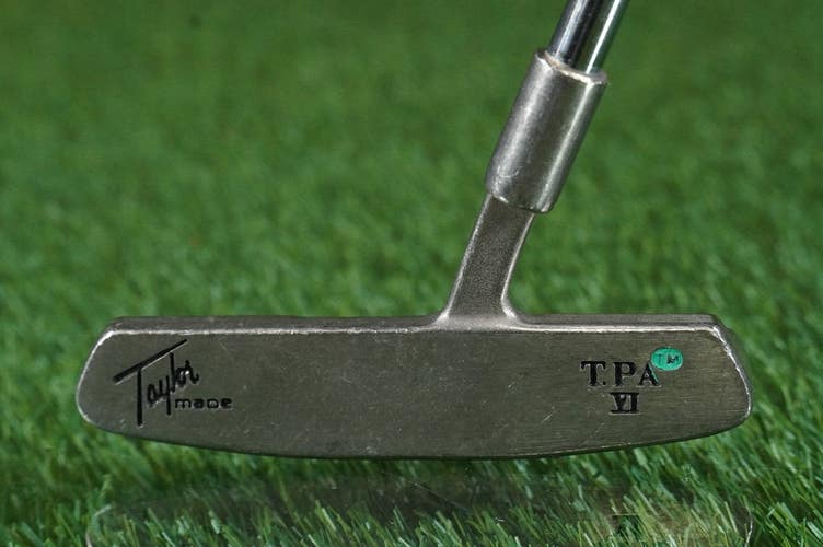 TaylorMade T.P.A VI Putter Blade 34 Ladies Plumbers Neck Traction Action RH