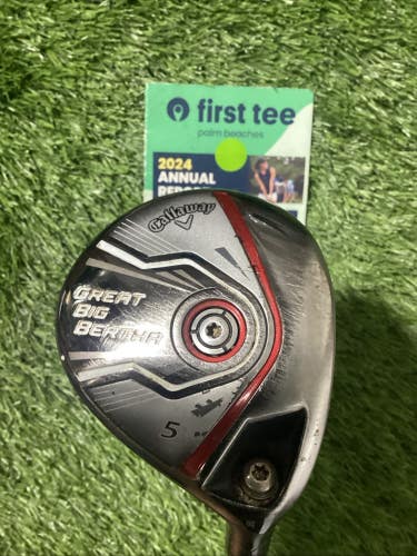 Callaway Great Big Bertha Fairway 5 Wood 18* Speeder 665 Stiff Graphite Shaft