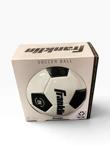 Used Franklin OFFICIAL SIZE 5 All Size Soccer Ball Black 5 11846-S000110792