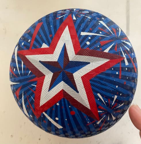 Regent Sports 8.5" Patriotic Playground Ball - Red, White & Blue Star / Fireworks
