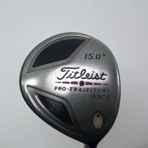 Titleist 980 F 3 Fairway Wood 15* Rifle FCM 5.0 Regular Steel Mens RH