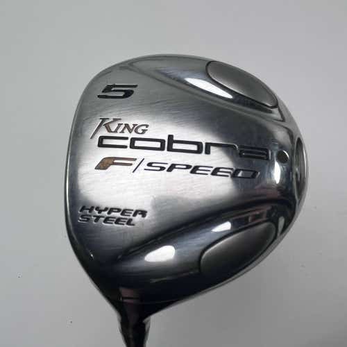 LEFTY Cobra F Speed 5 Fairway Wood 18* Aldila NV-F 65g Stiff Graphite Mens LH
