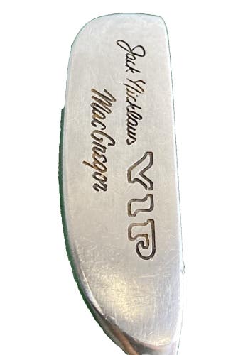 Jack Nicklaus VIP MacGregor Napa Blade Putter Fluted Steel 35" RH Pro Only Grip
