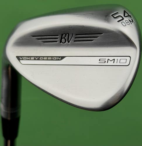 Titleist Vokey SM10 Chrome Sand SW Wedge LEFT Hand 54-08* M-Grind LH NICE!