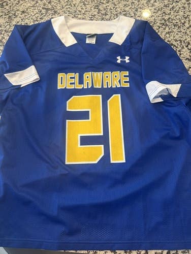 Under Armour Delaware lacrosse mens game jersey NEW XL