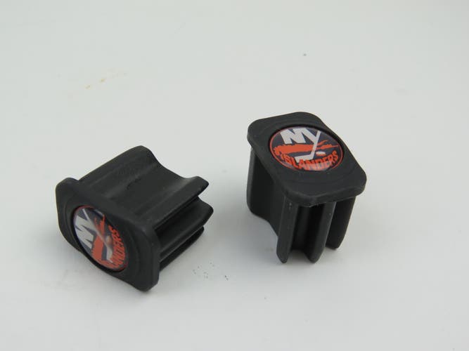 New York Islanders NHL Team Issued Pro Stock Hockey Stick End Cap (1 pair)