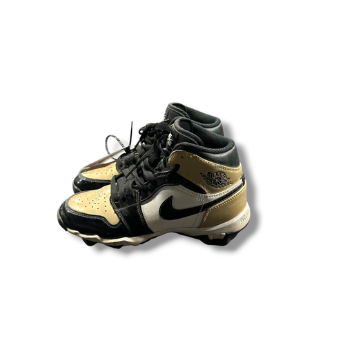 Used Nike JORDAN 1 BB/SB Cleats Gold Junior 03 11375-S000382491