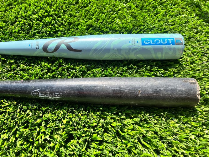 2 BBCOR Baseball Bats – 32” – Rawlings Clout AI & Baum