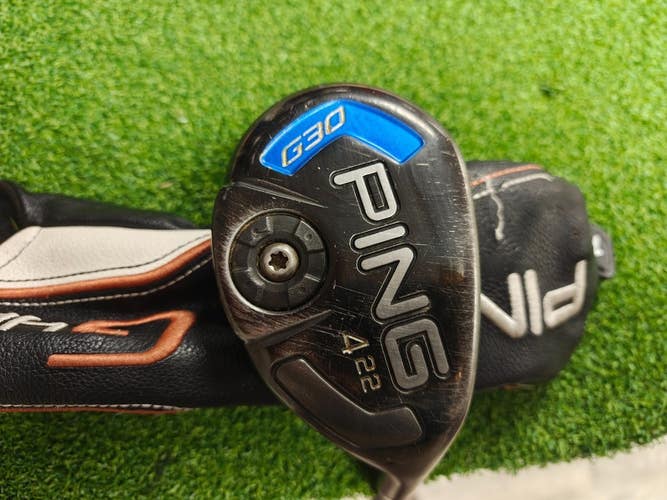 Ping G30 4 Hybrid 4H 22 Degree Soft Regular Flex Seniors TFC 419 Headcover
