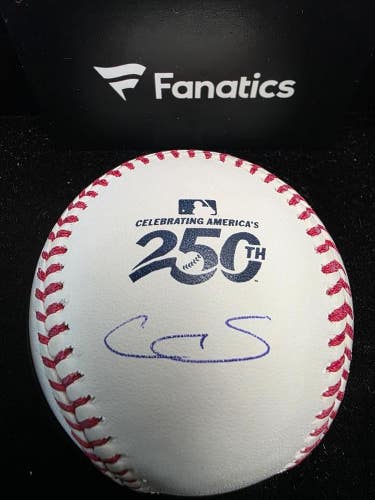 Yankees CAM SCHLITTLER Signed Auto Autograph 250th MLB Baseball Fanatics COA