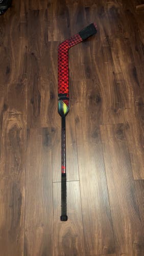 Senior CCM Vizion Full Right Goalie Stick 26" Paddle (Used)