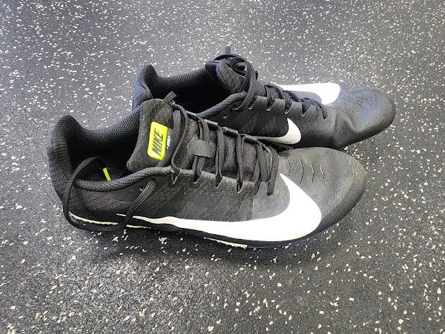 Used Nike ZOOM RIVAL S Track & Field Cleats Adult Black Senior 11 11849-S000044662