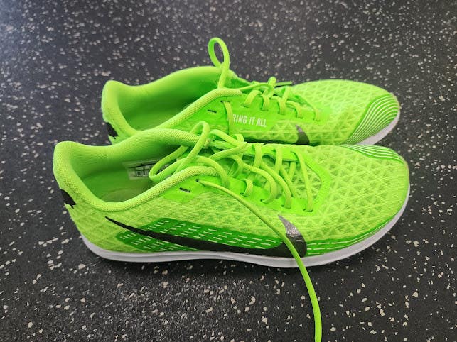 Used Nike ZOOM RIVAL XC Track & Field Cleats Adult Neon Green Senior 9 11849-S000044663
