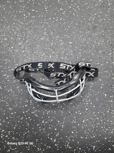 Used STX 2 SEE S Lacrosse Facial Protect Black LG 11849-S000044653