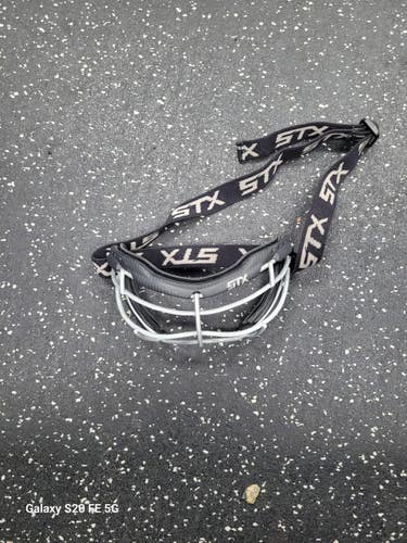 Used STX 2 SEE S Lacrosse Facial Protect Black LG 11849-S000044652