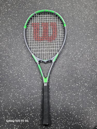 Used Wilson STOPSHOCK Adult Tennis Racquet Grey 4 5/8" 11849-S000044651