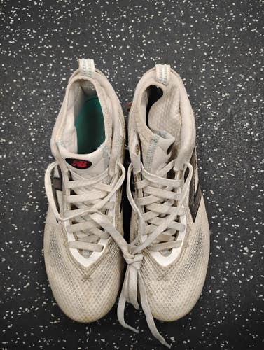 Used New Balance FREEZE LAX Cleats Mens White Senior 8 11849-S000044634