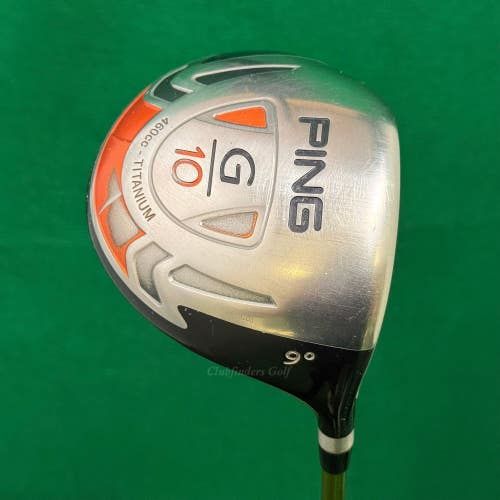 Ping G10 460cc Titanium 9 Driver Aldila NV Green 75-S 350 Graphite Stiff