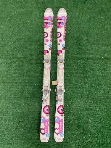 Kid's Rossignol Fun Girl 130 cm Skis With Bindings (Used)