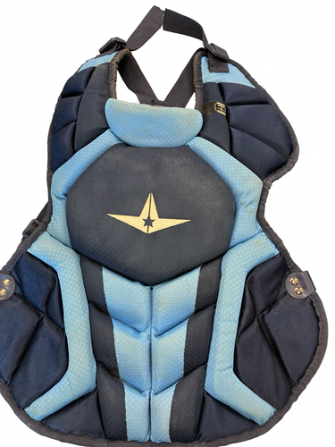 Used All-Star ALL STAR CHEST PROTECTOR Catchers Chest Protector Navy Blue Intermed 11682-S000139952
