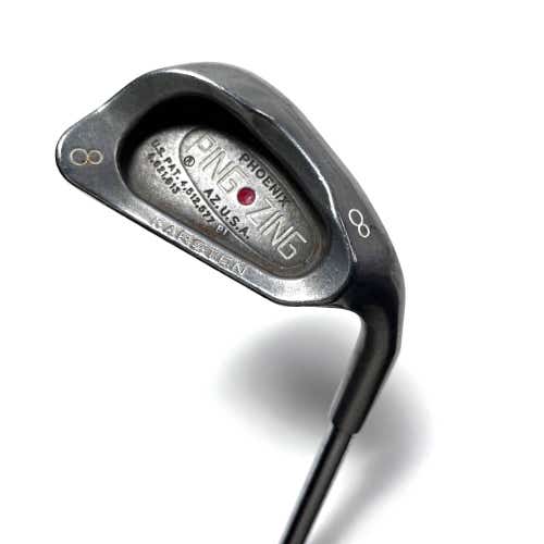 Ping Zing Single 8 Iron Red Dot 1* Flat Karsten KT-M Stiff Steel Mens RH