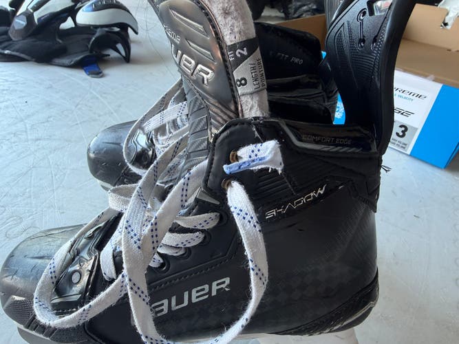 2024 Bauer Supreme Shadow Hockey Skates 8 (Used)